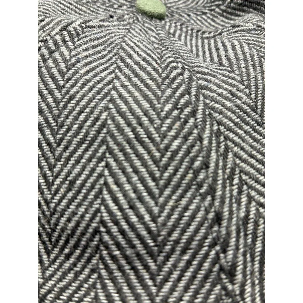 Boston Scally Co Hat Newsboy Scally Mens Small Herringbone Plaid Galway Tweed